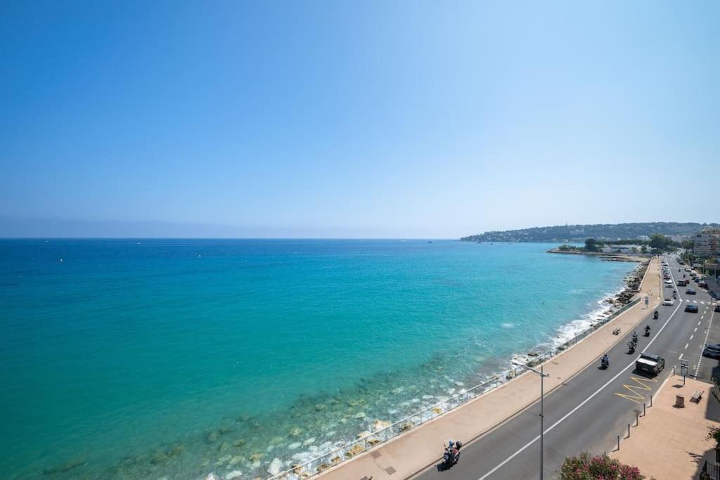 Le Panorama -Vue Exceptionnelle - Dernier Etage - Front De Mer Menton Exteriér fotografie